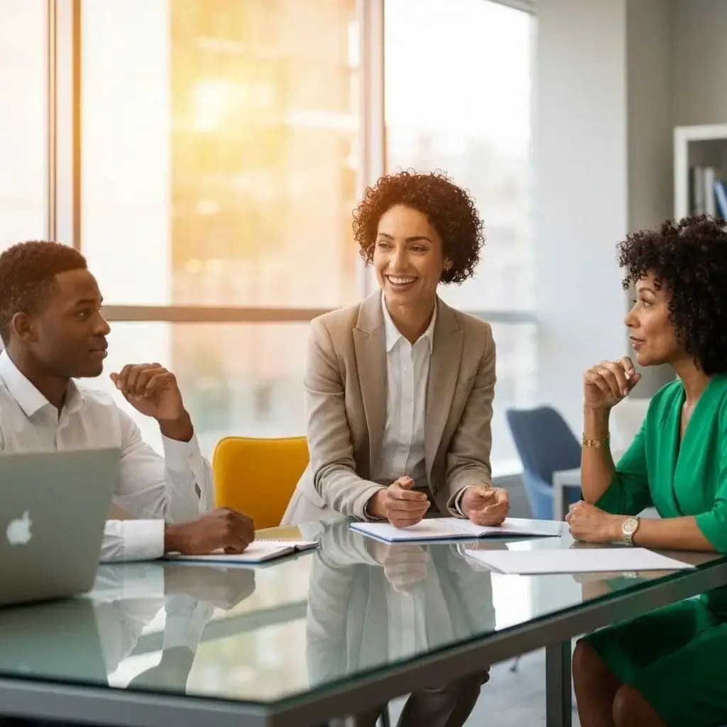 Ilustração moderna de organização empresarial