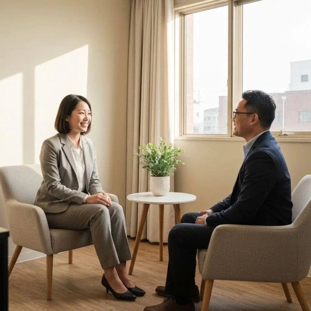 Profissionais trabalhando em escritório moderno